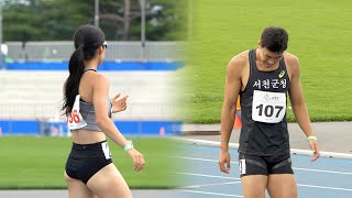 2021 고성 실업육상경기대회 200m 결승 이미지