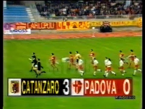 CATANZARO-PADOVA 3-0 SERIE B 1987-88 TRIPLETTA DI ANTONIO SODA