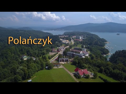 Polańczyk nad jeziorem Solińskim.