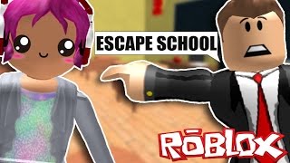 Roblox Obby Escaping The Evil Teacher Free Online Games