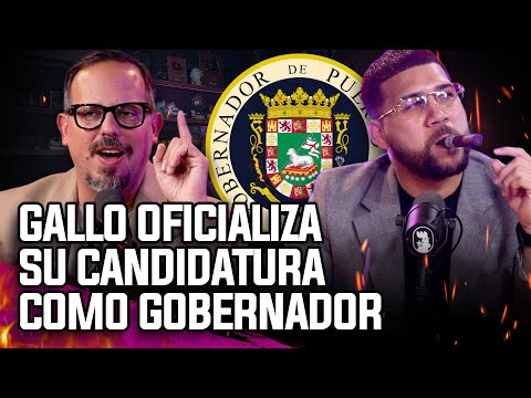 GALLO OFICIALIZA SU CANDIDATURA COMO GOBERNADOR