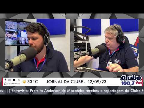 Jornal da Clube - 12/09/23 - Edição do Almoço