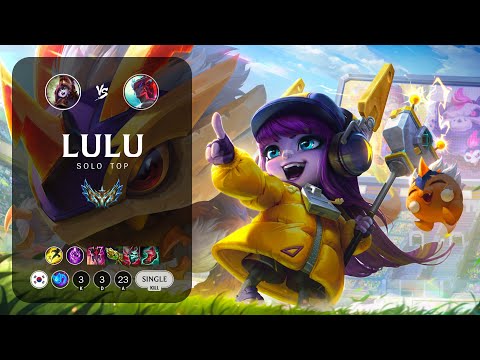 Lulu Top vs Yone - KR Challenger Patch 12.21