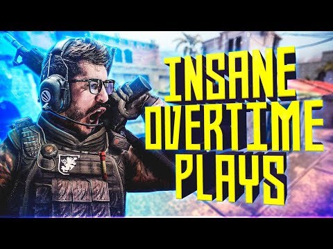 WHEN CS:GO PROS MAKE INSANE OVERTIME PLAYS!