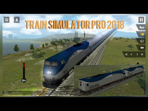 Train Simulator PRO 2018 - Gameplay & Review: GE Genesis Double Heading & Amfleet Cars - YouTube