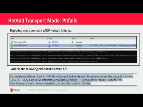 VMworld 2014: BCO1811 - Top 10 Do's / Dont's of Data Protection For vSphere