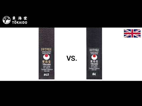 Tokaido karate belt comparison artificial silk or cotton