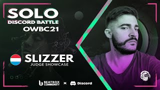 WOW love this - SLIZZER | Online World Beatbox Championship Solo Judge Showcase