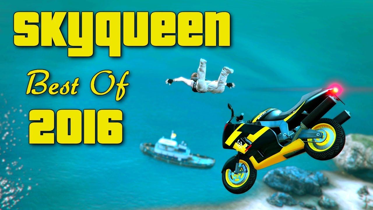 GTAV Skydive - Skyqueen Best Of 2016 - YouTube