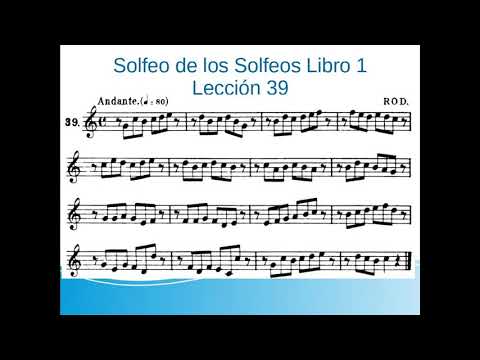 1-39.Corcheas y Silencios Notas a Contratiempo  Solfeo de los Solfeos Libro 1 Lección 39
