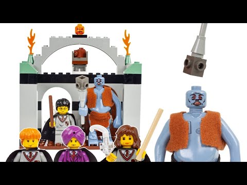 2002 LEGO Harry Potter Troll on the Loose 4712 Review!