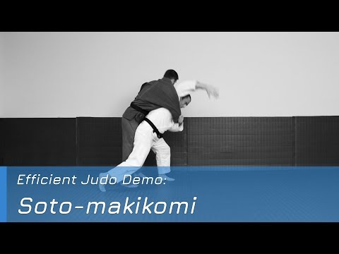 Soto-makikomi - Demo — judo technique demonstration