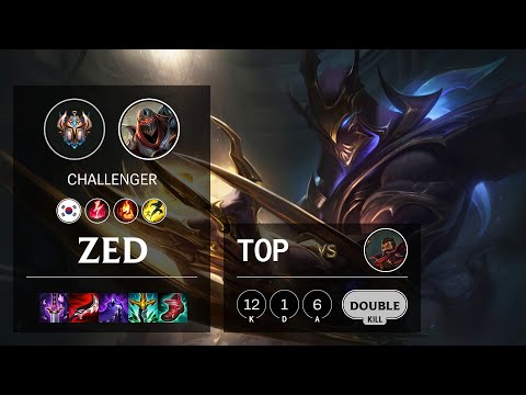 Zed Top vs Graves - KR Challenger Patch 11.18