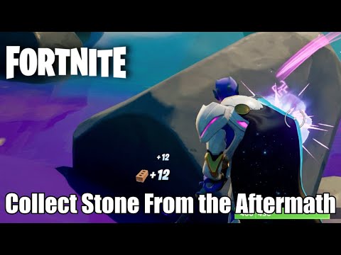 Collect Stone From the Aftermath - Fortnite Chapter 2 Season 7 Invasion