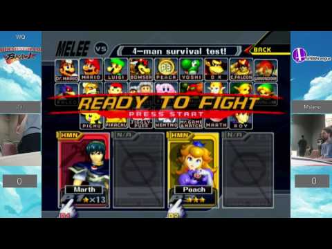 Birmingham Brawl 18 Melee Singles WQ - Zaz (Marth) vs. Mslano (Peach)