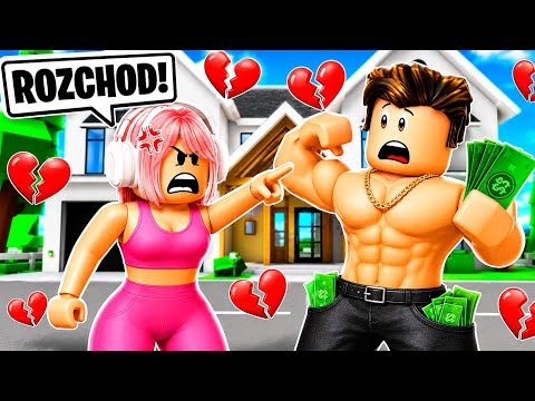 Moje HOLKA se ROZEŠLA s MILIARDÁŘEM (Roblox)