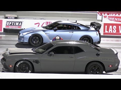 Nissan GTR и Niva вышли в финал против Ferrari. Драг-рейсинг