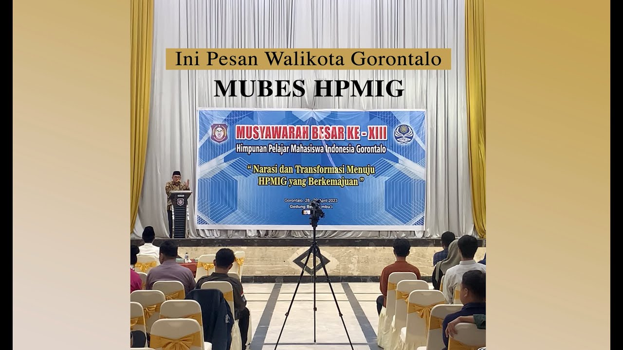 Ini Pesan Walikota Gorontalo Pada Mubes HPMIG