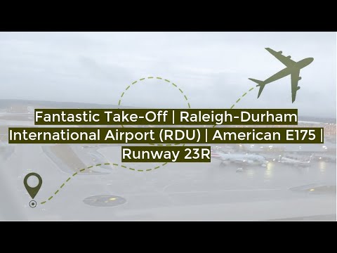Fantastic Take-Off | Raleigh/Durham International Airport (RDU) | American E175 | Runway 23R