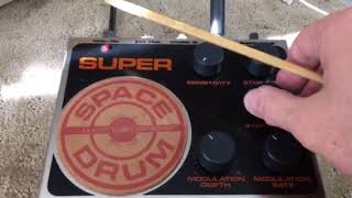 Video thumbnail for Electro Harmonic Super Space Drum demo by Desert Amplifier Repair