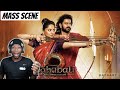Baahubali 2 The Conclusion Mass FIght Scene REACTION Arrow And Bull Fight Scene Prabhas