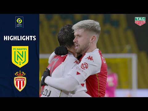 FC NANTES - AS MONACO (1 - 2) - Highlights - (FCN - ASM) / 2020-2021