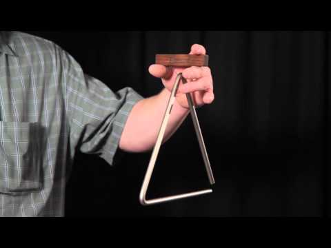 TRE-HS10 - TreeWorks Chimes 10-inch Triangle, NEW video!
