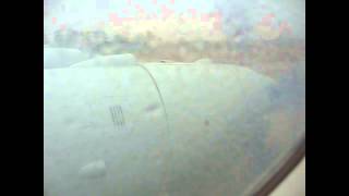 preview picture of video 'Air Koryo IL-18D P-835 Takeoff from Orang, North Korea - Window View'