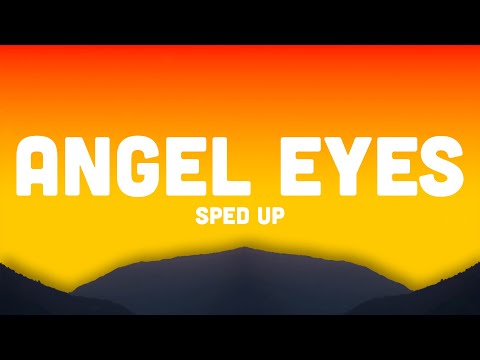 angel eyes (sped up + lyrics) - abba "look into his angel eyes" tiktok