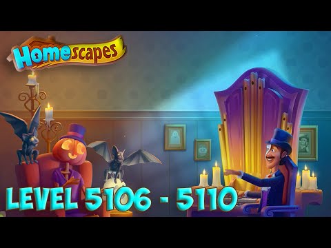 Homescapes level 5106 - 5110 HD