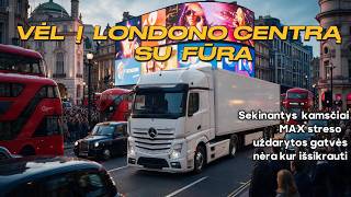 Vėl į Londono cetrą su fūra. Sekinantys kamščiai,max streso kupina diena.#truckdriver ,#london,#pov