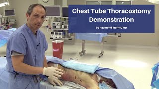 Chest Tube Thoracostomy Demonstration | The Cadaver-Based EM Procedures Self-Study Course
