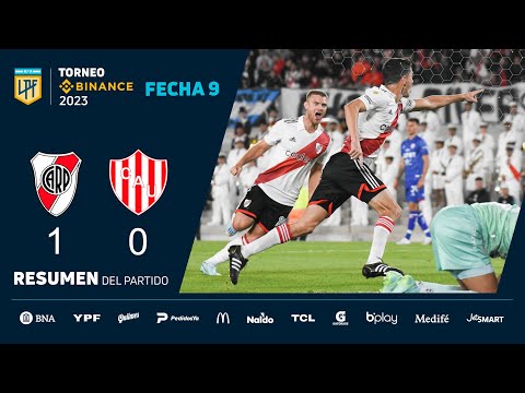 #TorneoBinance 2023 | Fecha 9 | resumen de River - Unión