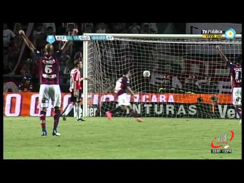 GOL DE GENTILETTI - ESTUDIANTES 1 SAN LORENZO 1 - FECHA 3 (22 02 2013)