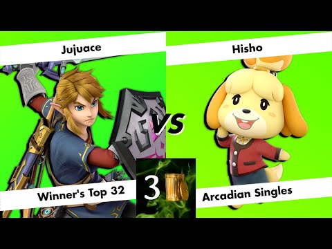 Junkyard 3 The CenCal Arcadian - Winner's Top 32 - Jujuace (Link) vs Hisho (Isaballe)