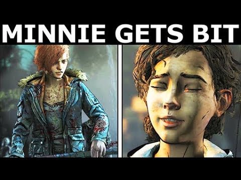 Minnie Gets Bit, Clem Tries To Shoot / Waits Too Long - The Walking Dead Final Season 4 Episode 4