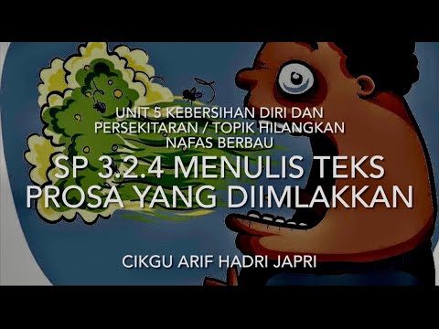 CAKNA MENULIS TEKS PROSA YANG DIIMLAKKAN (Hilangkan Nafas Berbau)
