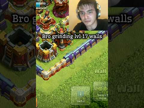 Why Upgrade Walls? in #clashofclans #shorts #coc