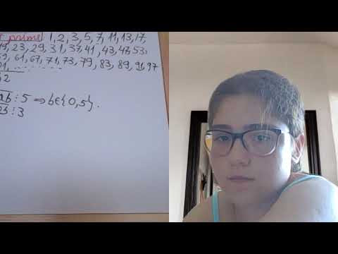 Lectia 1877 -  Clasa 4 - Maria - Numere prime- Criterii de divizibilitate