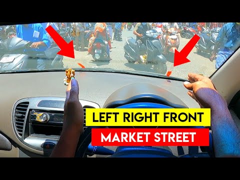 Car easy judgement with reference points | Market street | Left Right Front எப்படி கணிப்பது  | Birla