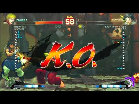 SSF4 Rank Match  step1091x (KE)  vs  Enzo TheOldType (MK)