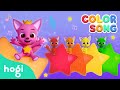 Learn Colors With Colorful Stars And Pinkfong Hogi Color Song Colors For Kids Learn With Hogi