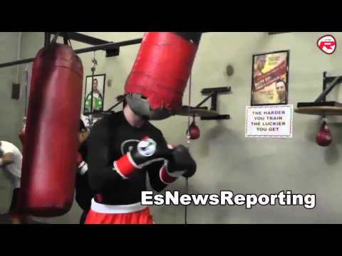 Ukranian Boxing star Aleksandr Gvozdyk in Training RDX 1