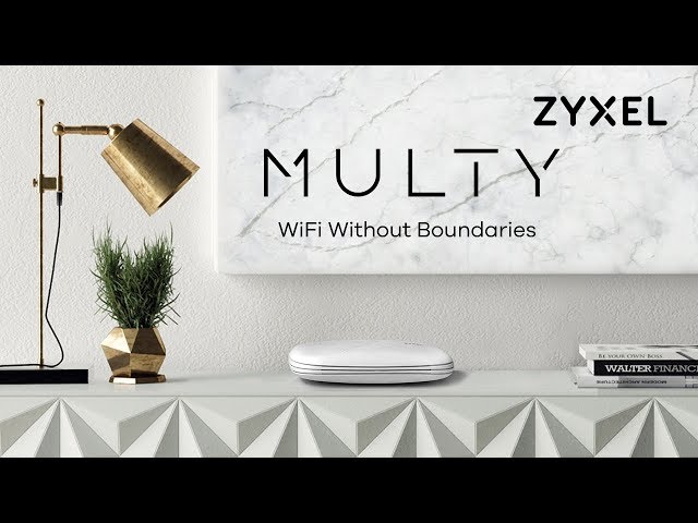 Vidéo teaser pour Zyxel Multy X Tri-Band WiFi System: WiFi without Boundaries.