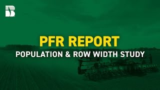 Corn Population &amp; Row Width Study | Beck&#39;s PFR Report