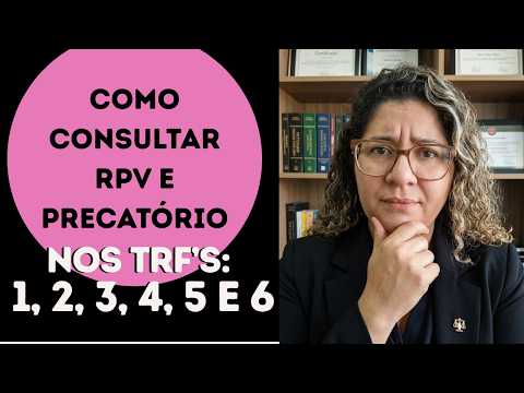 Vídeo: Consultar RPV pelo CPF TRF4: dúvidas e respostas