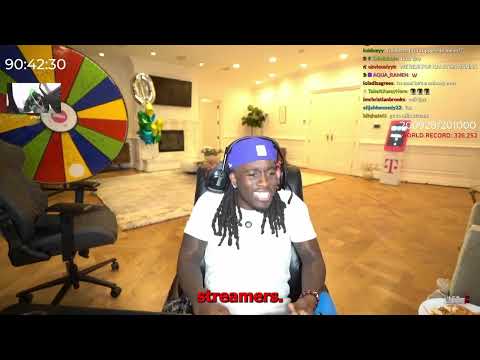 Kai cenat reacts to Lil Tjay saying he hates him and Adin Ross!