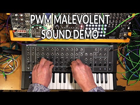 PWM Malevolent synthesizer - just the sounds please