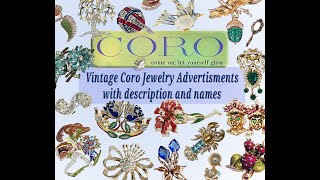Vintage Coro Jewelry Advertisements & Identification Part 2