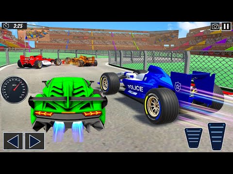 Police Formula Car Derby Demolition Crash Stunts - Impossible Car Stunt Driving - Android Gameplay